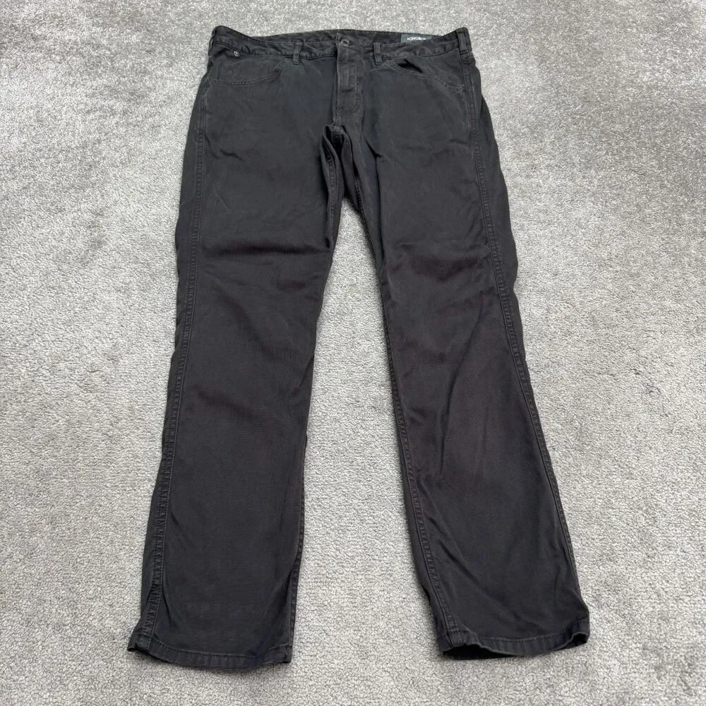 Bonobos Tailored Fit Chino Pants Mens 35x30 Dark Gray Straight Corduroy 5-Pocket